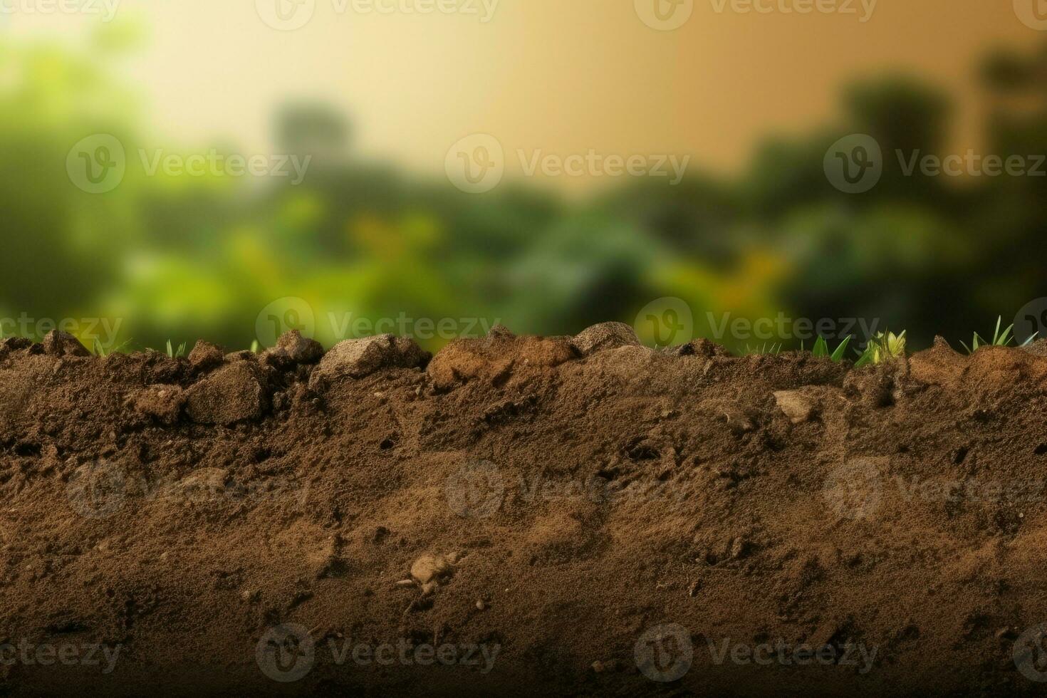 Soil ground background. Generate Ai photo