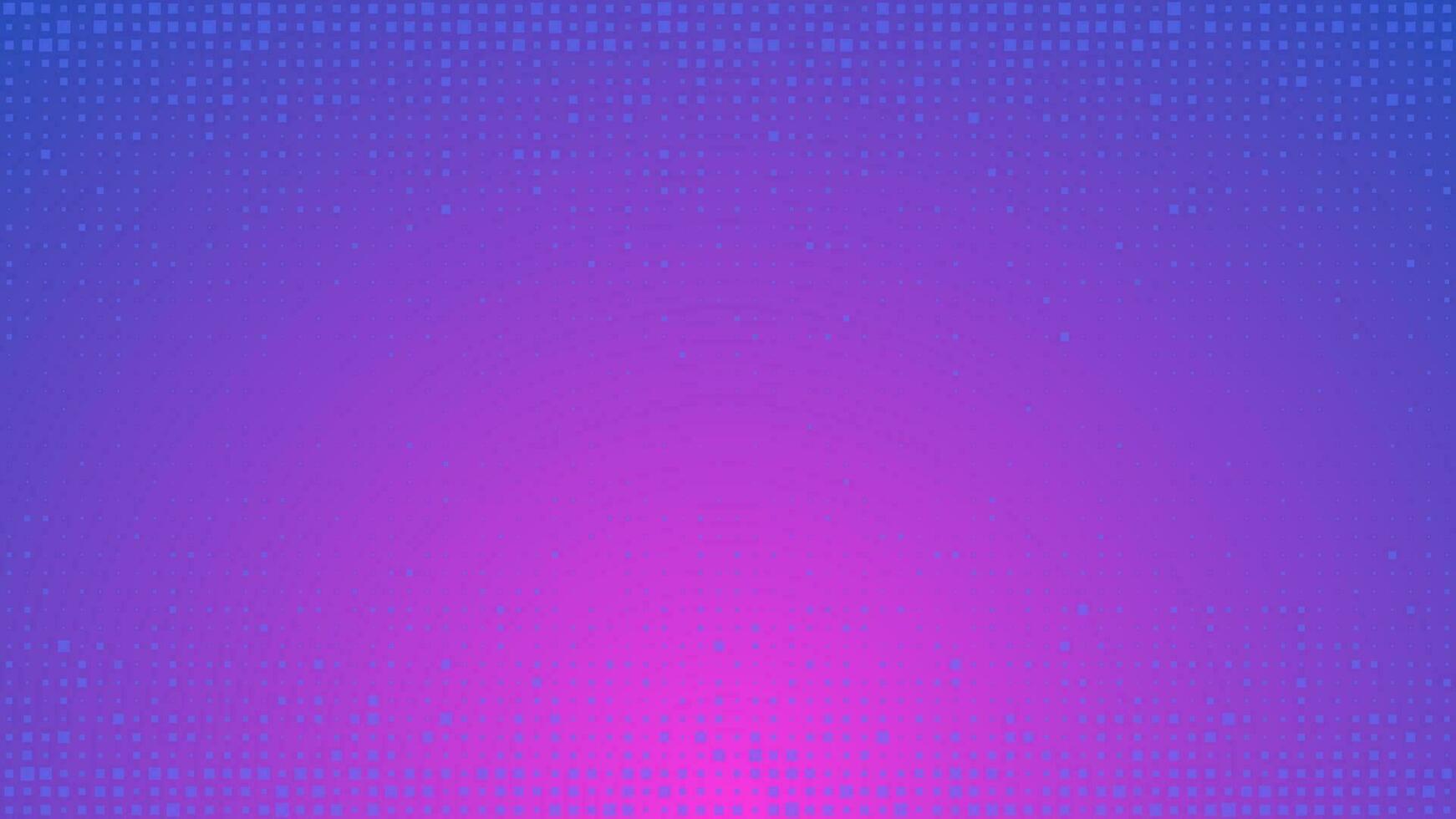 Abstract geometric background of squares. Purple pixel background with empty space. Vector illustration.