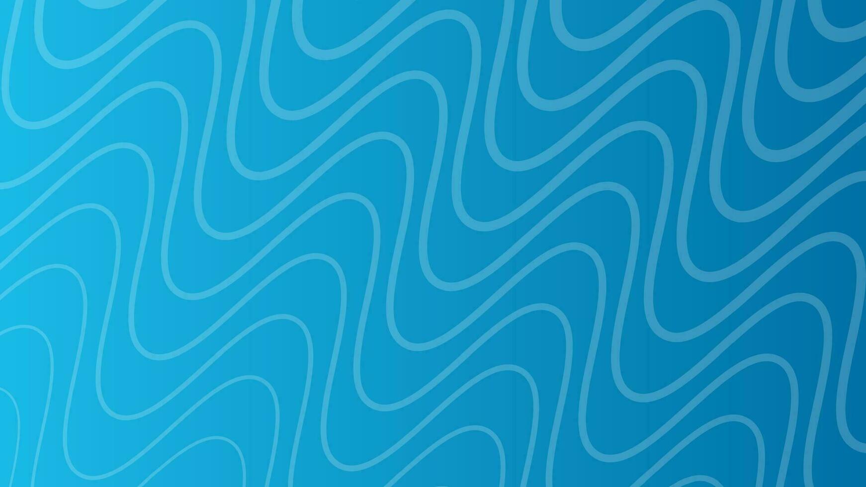 Modern colorful gradient background with wave lines vector