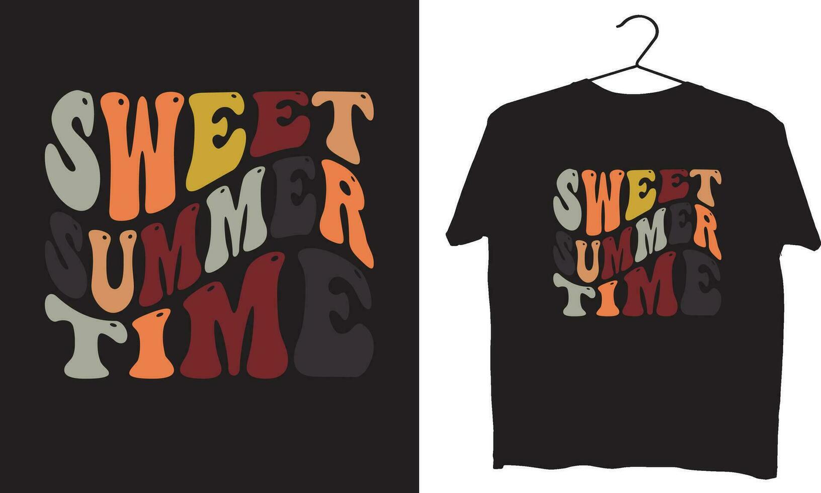 Sweet summer time vector