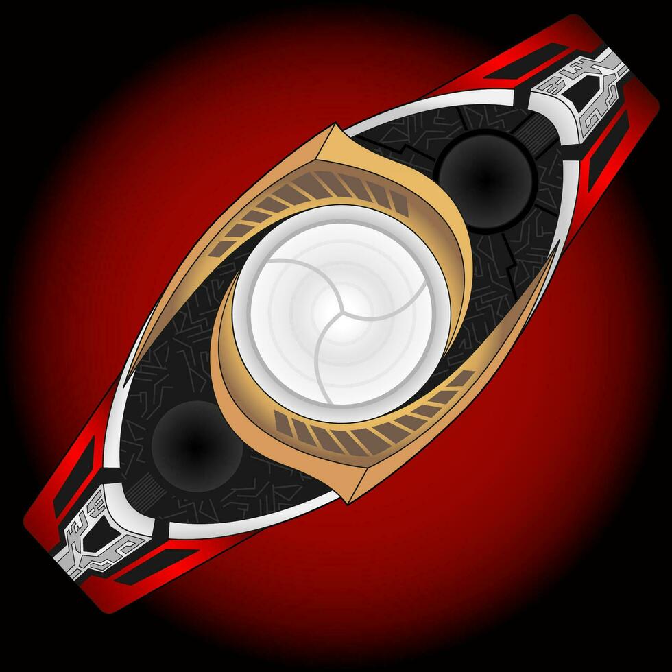 Vector illustration Masked Rider Agito Belt