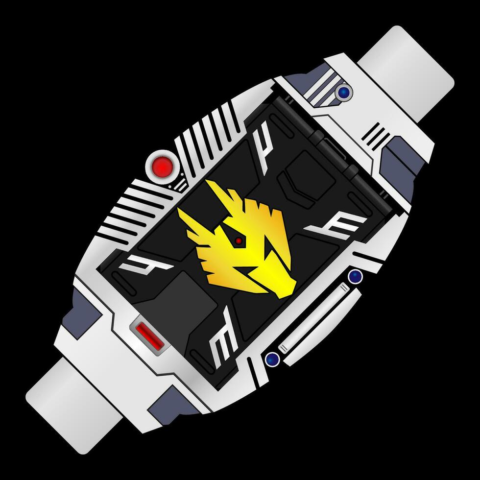 Vector illustration Masked Rider Ryuki Belt