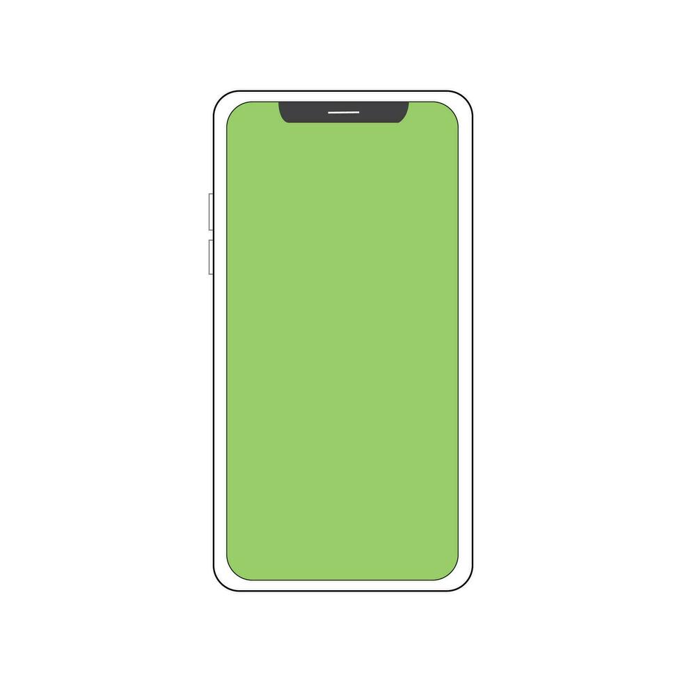 Green screen colored chroma key background mobile design vector illustration