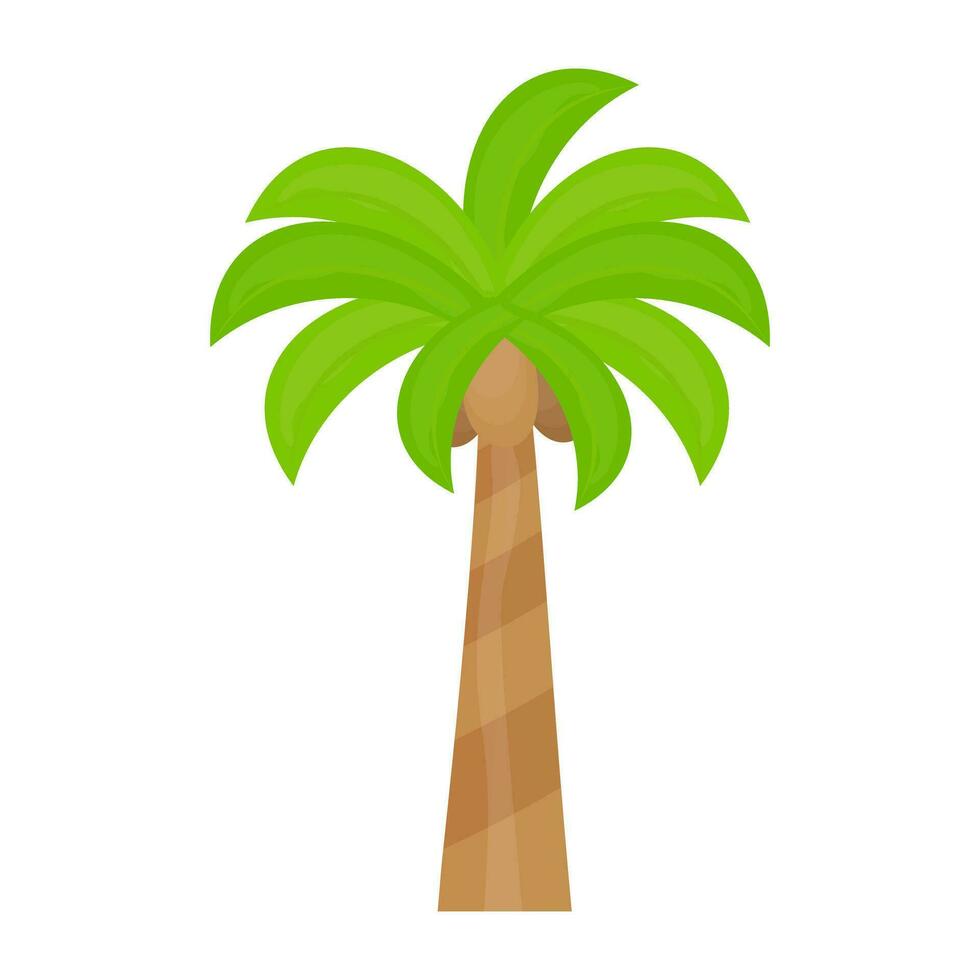 Flat tree icon vector