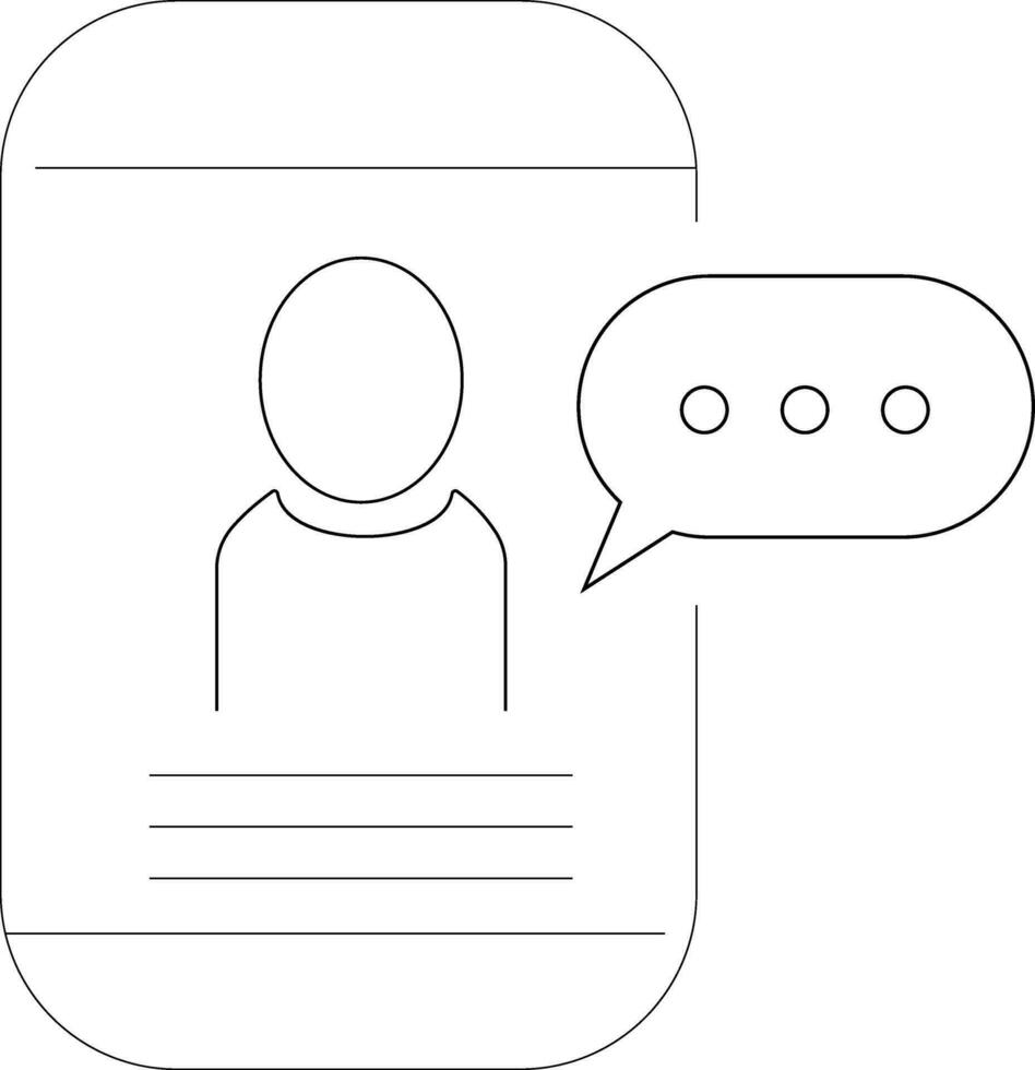 outline icons related conversation, chat, talking, speaking. Linear icon Editable stroke. Vector illustration