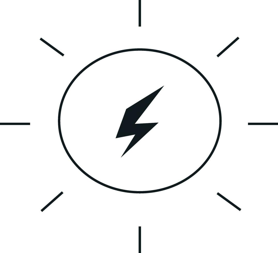 line icons related to energy, electrical energy, electricity. Outline icon collection. Vector illustration. Editable stroke