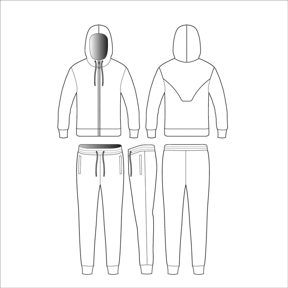 Tracksuit Top and Bottom Vector Sketch 26384916 Vector Art at Vecteezy