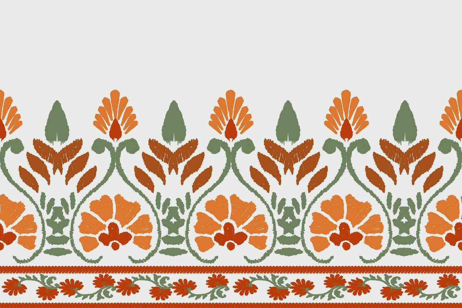 Abstract ethnic ikat background. Ethnic seamless pattern in tribal. Fabric Mexican style. Design for wallpaper, vector illustration, fabric, clothing, carpet, textile, batik, embroidery.