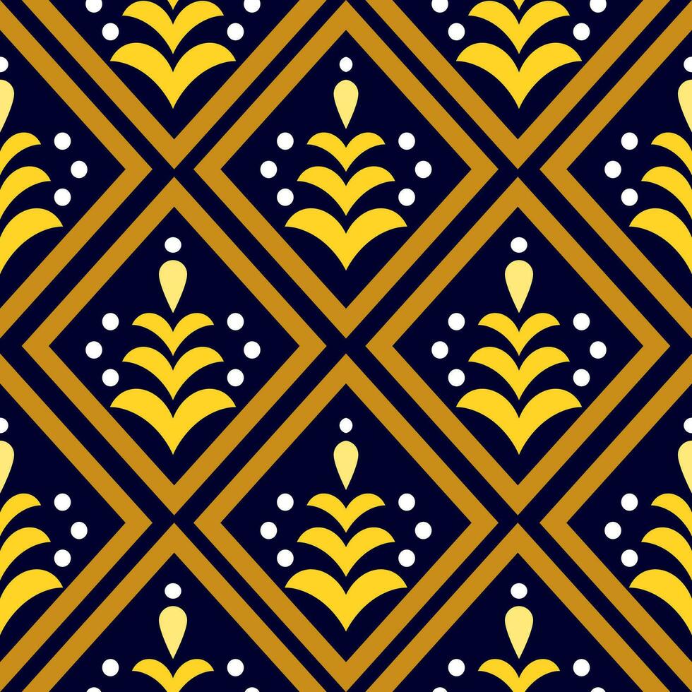 Vector seamless pattern design for fabrics, rugs, ornaments, textiles, decorations, wallpaper