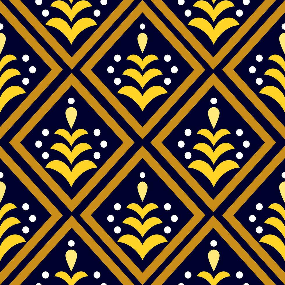 Vector seamless pattern design for fabrics, rugs, ornaments, textiles, decorations, wallpaper