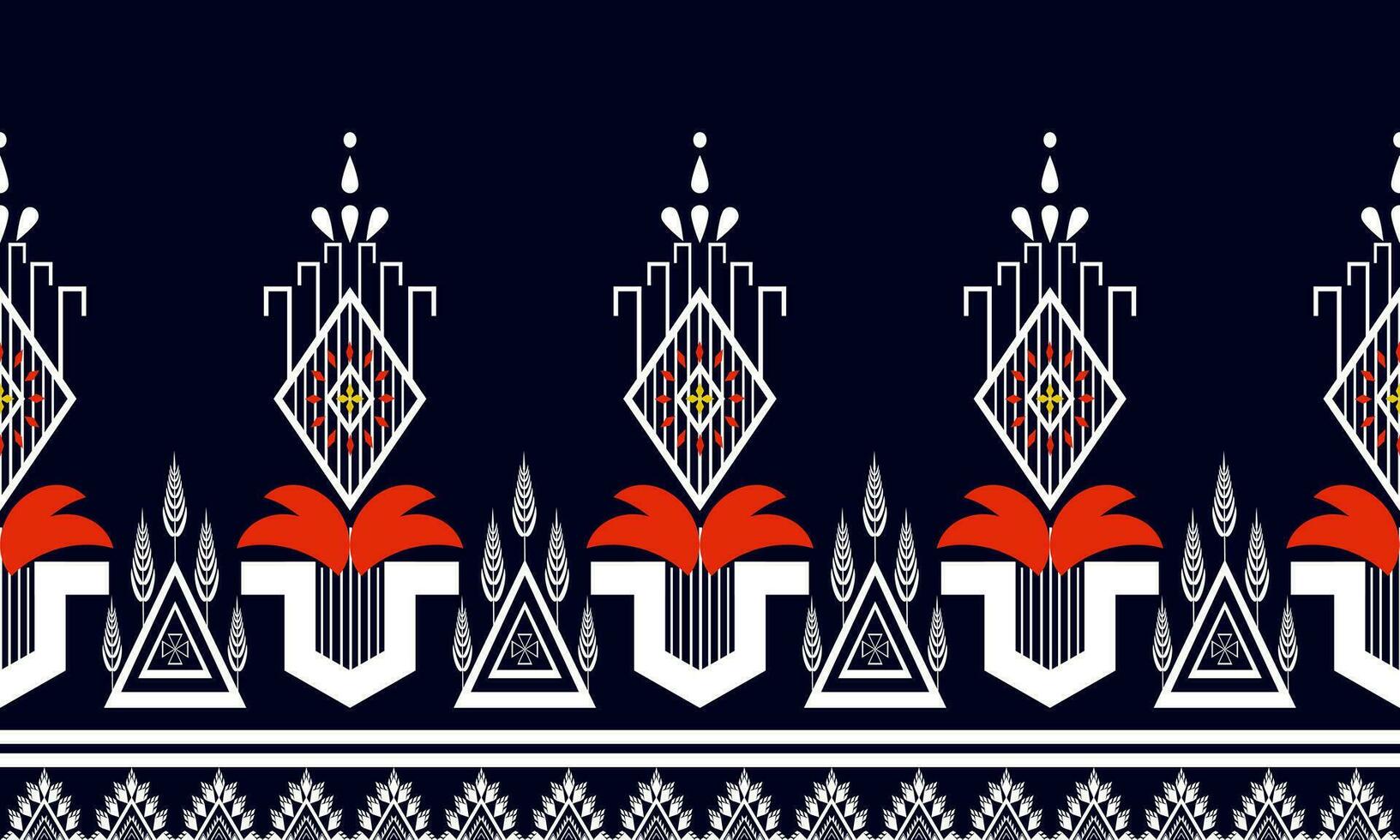 Vector seamless pattern design for fabrics, rugs, ornaments, textiles, decorations, wallpaper