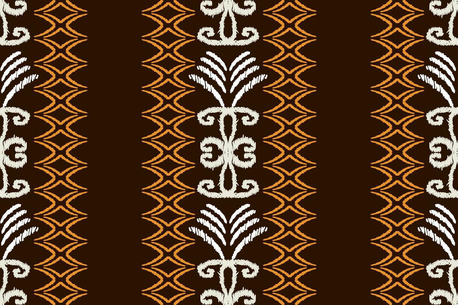 Abstract ikat tribal background Tribal seamless pattern Mexican style fabric Wallpaper Design Vector Illustration Fabric Clothing Carpet Textile Batik Embroidery