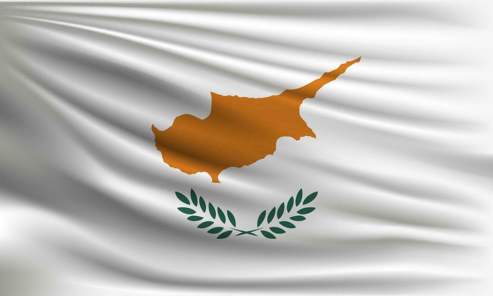 Vector flag of Cyprus