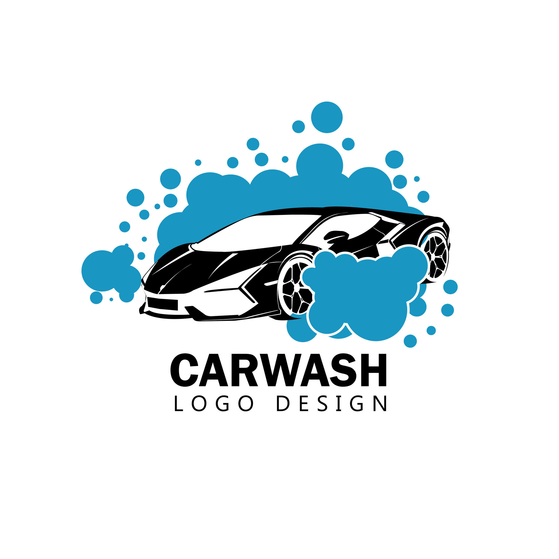 Carwash logo isolated on white background. Vector emblem for car cleaning  services. 26385478 Vector Art at Vecteezy