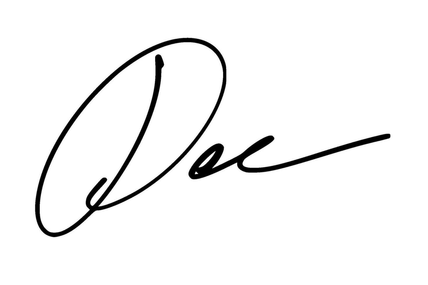 firma serie re diseño ilustración vector