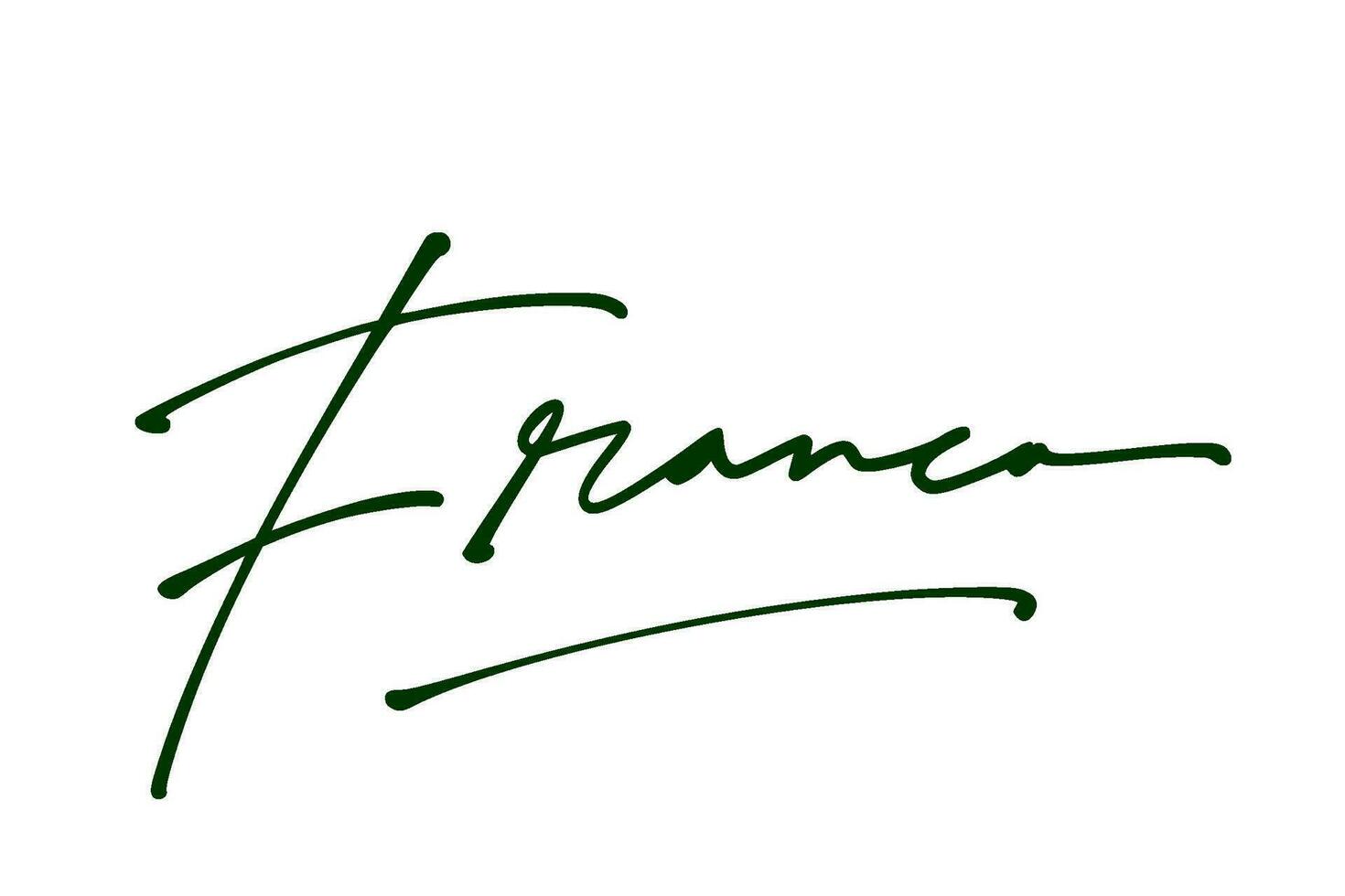 signature series F design illustration vector