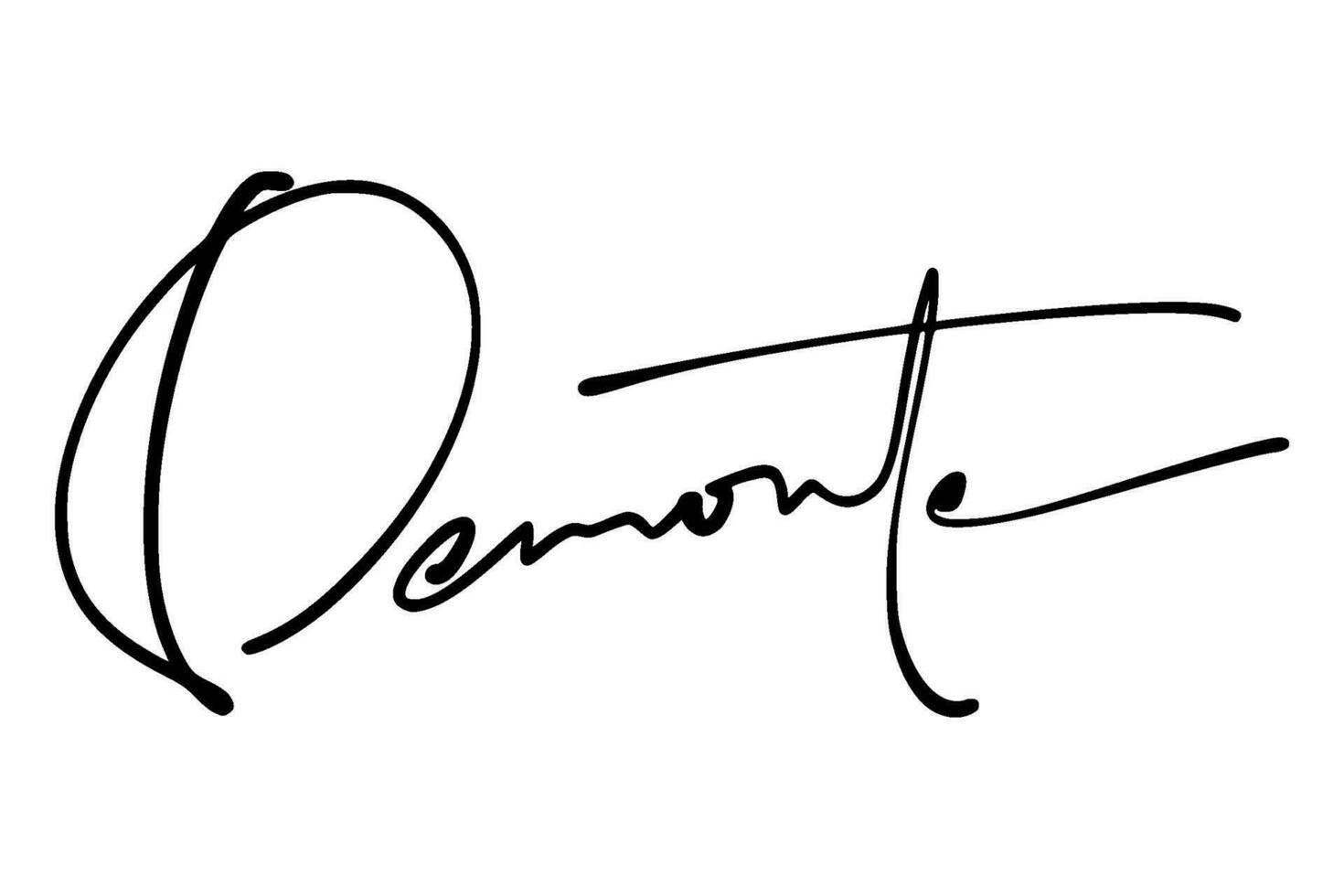 firma serie re diseño ilustración vector