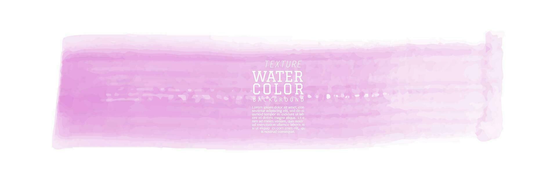 Pastel pink watercolor label background vector