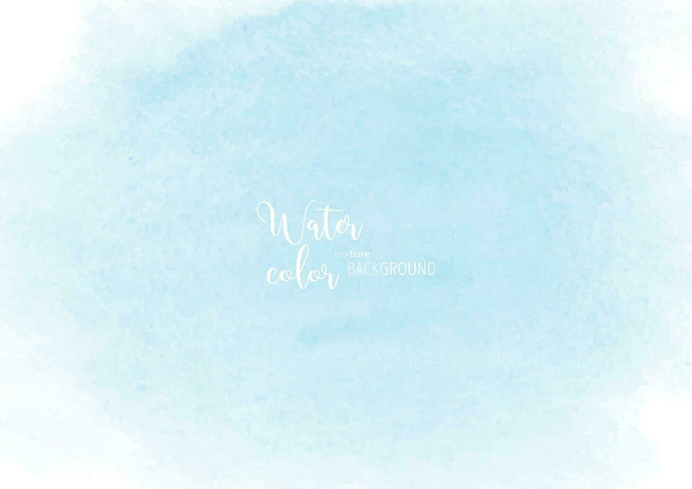 Blue sky watercolor texture background vector