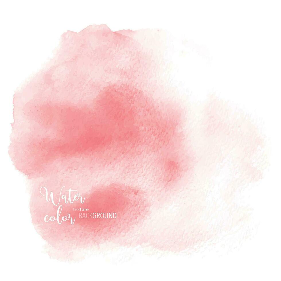 Light red watercolor texture background vector
