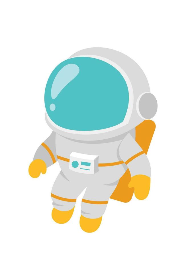 Space Object Illustration Isolated In White Background. Galaxy and Space Object Icon Design in Flat Style. vector