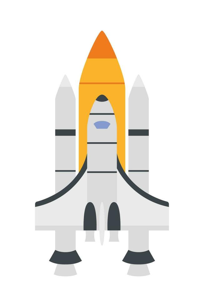 Space Object Illustration Isolated In White Background. Galaxy and Space Object Icon Design in Flat Style. vector