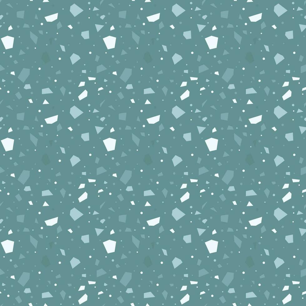 Terrazzo texture seamless pattern vector