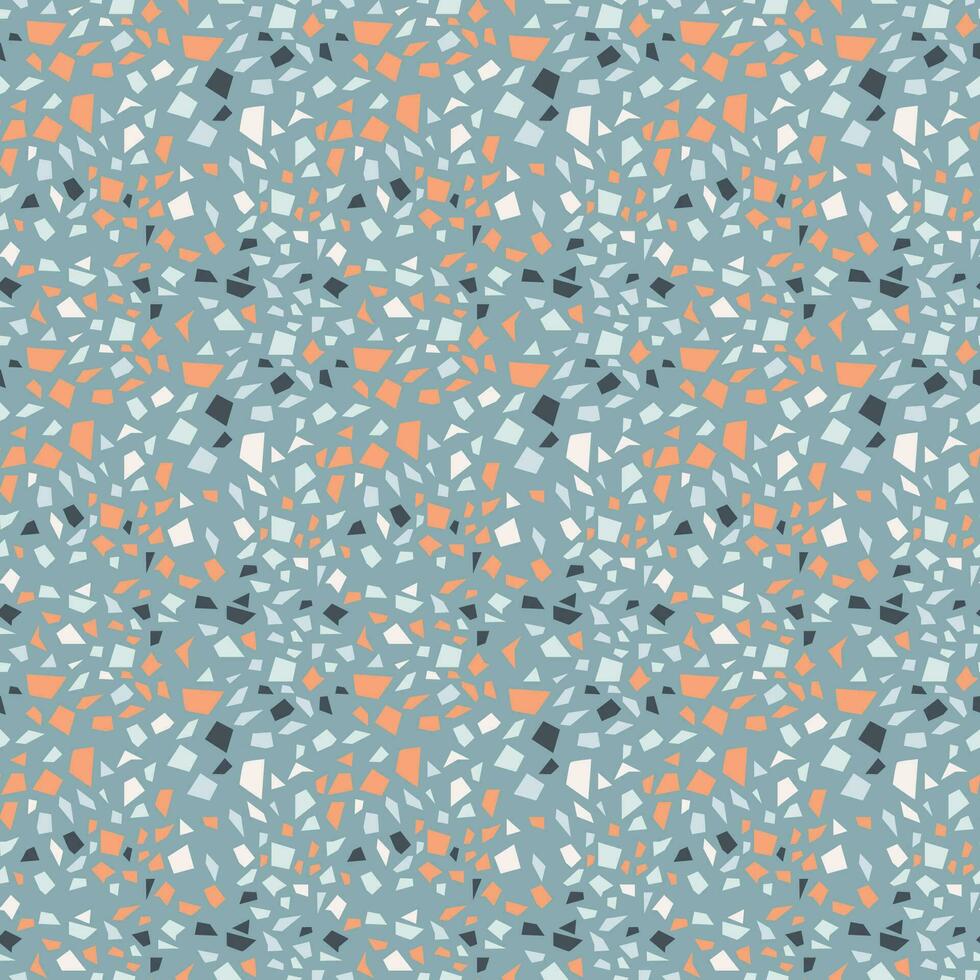Terrazzo texture seamless pattern vector