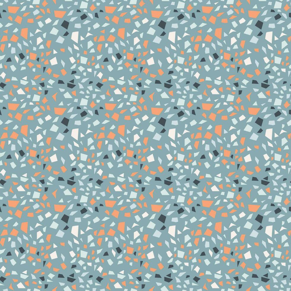 Terrazzo texture seamless pattern vector