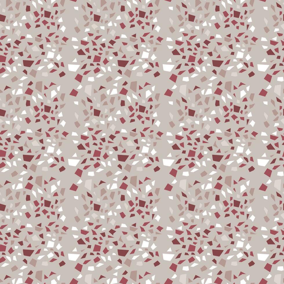Terrazzo texture seamless pattern vector