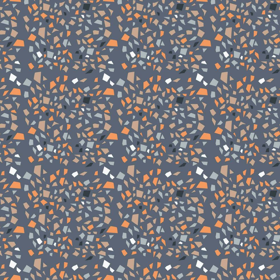 Terrazzo texture seamless pattern vector