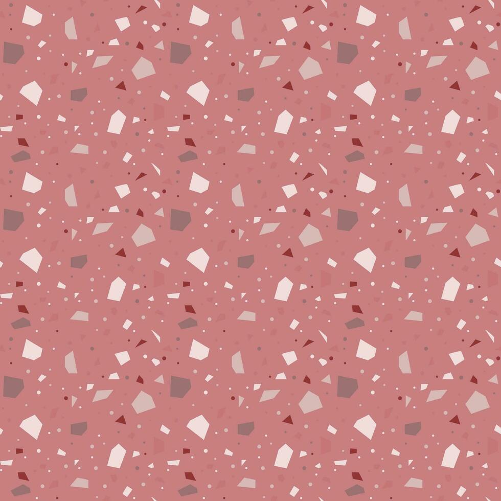 Terrazzo texture seamless pattern vector