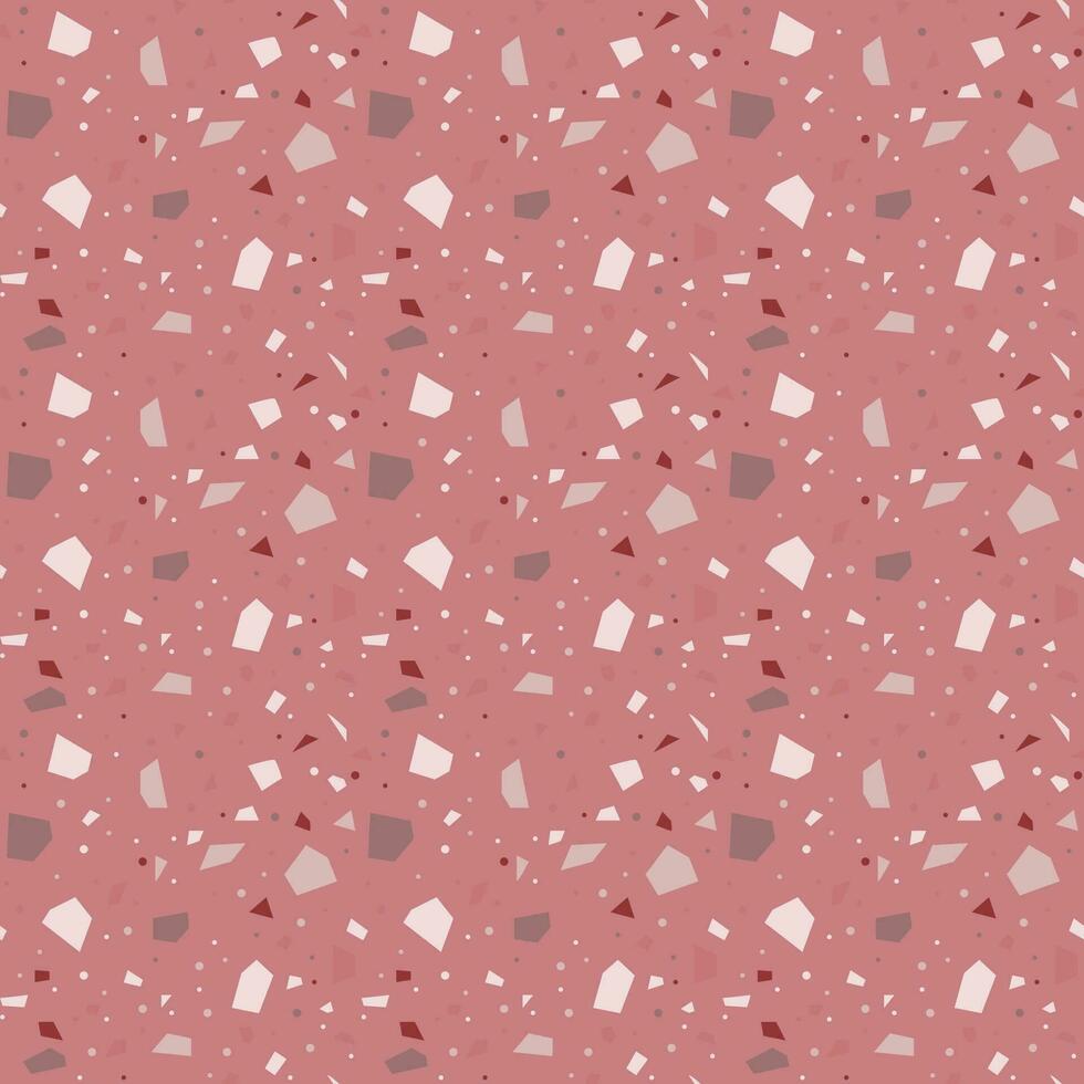 Terrazzo texture seamless pattern vector