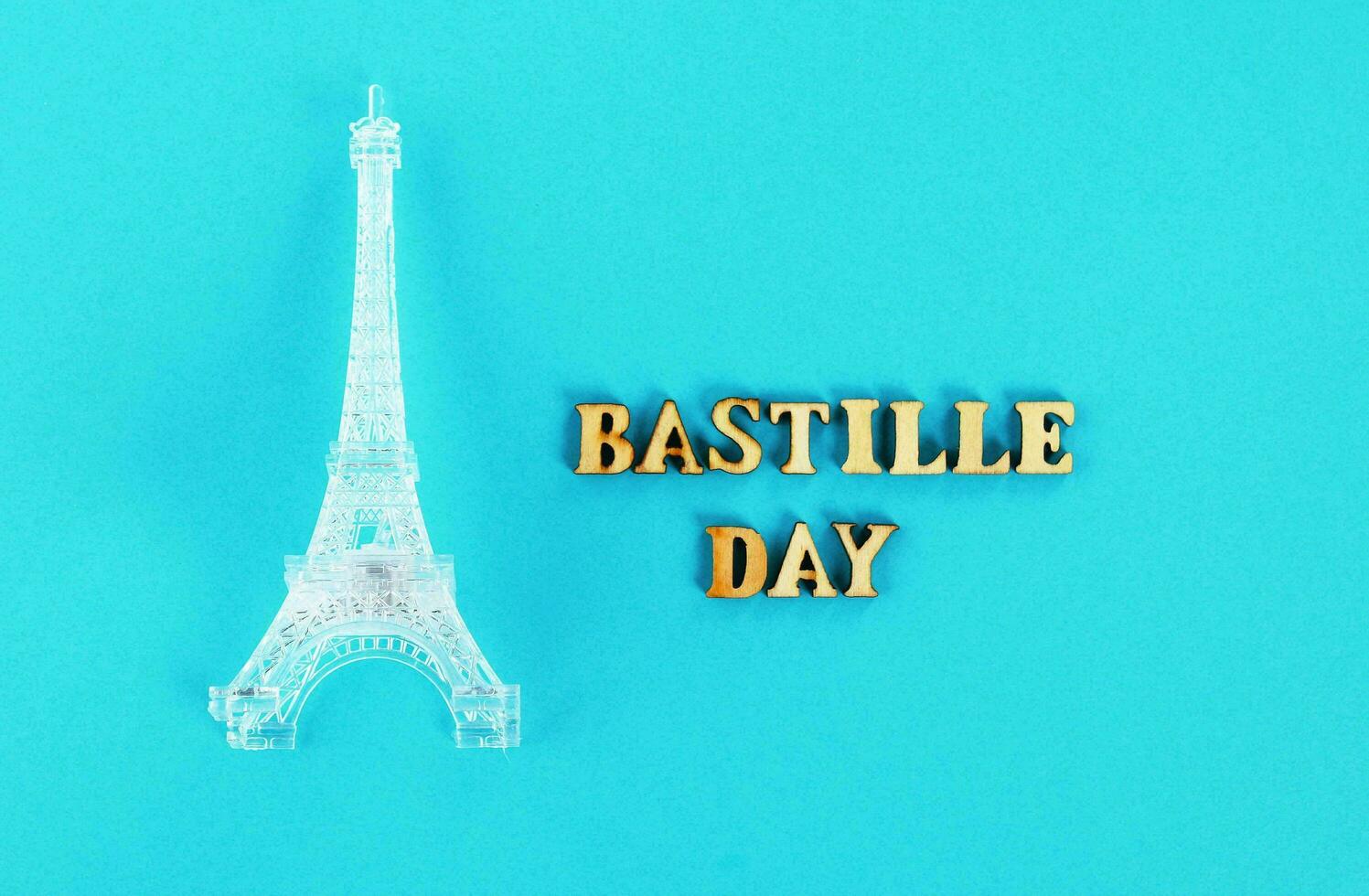 Happy Bastille Day on 14 july Illustration background photo