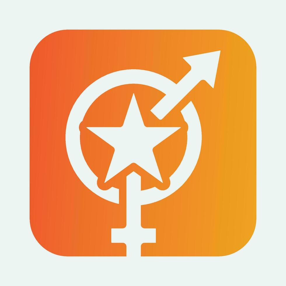 male and female gender logos vector