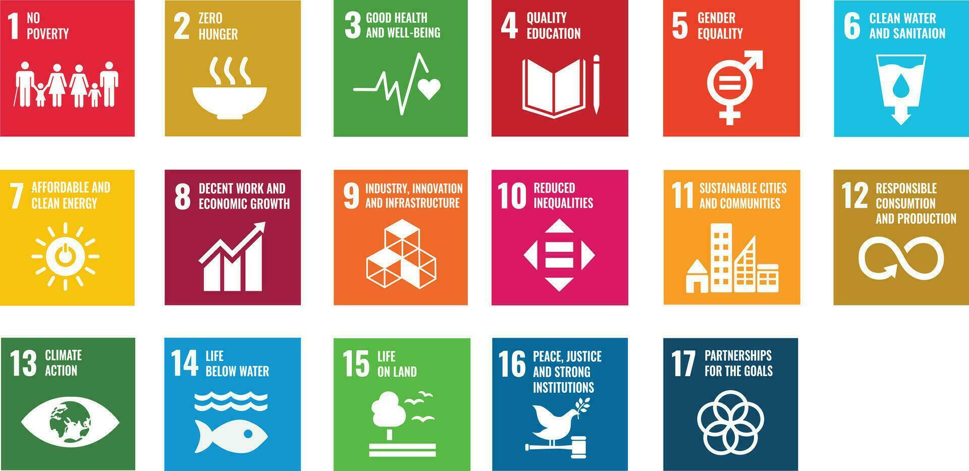 sustainable development goals icon   illustration vector