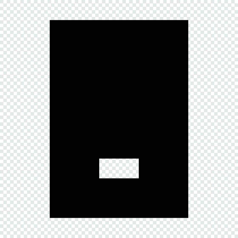 Smartphone icon. Suitable for website UI design vector