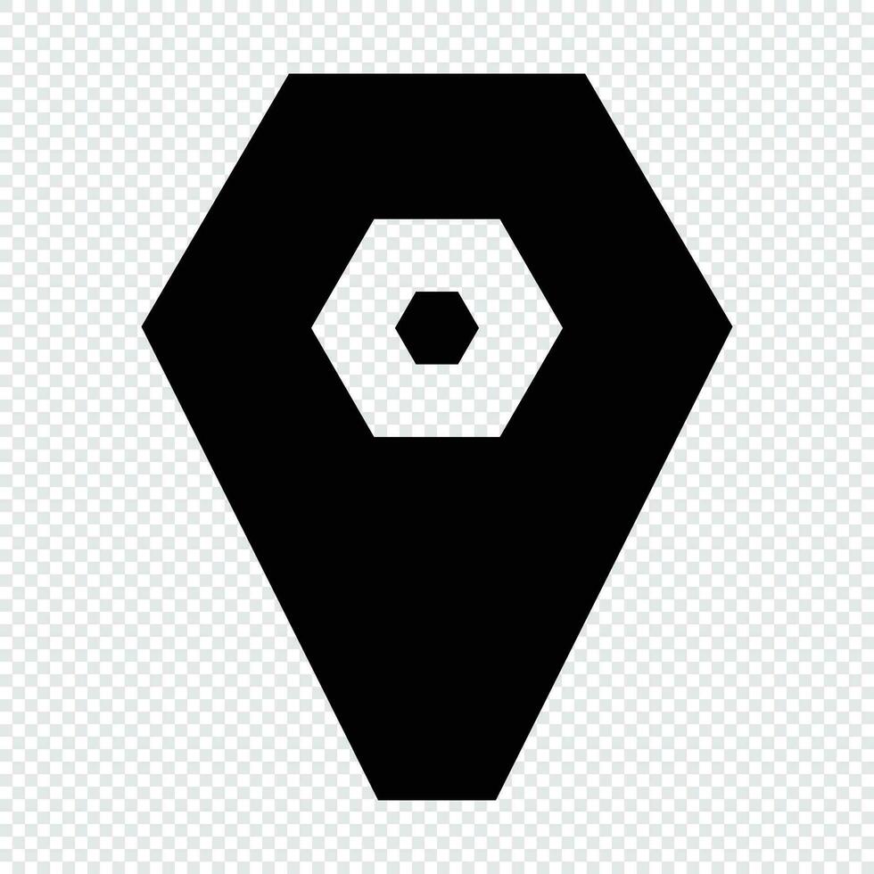 Location icon. Suitable for website UI design vector