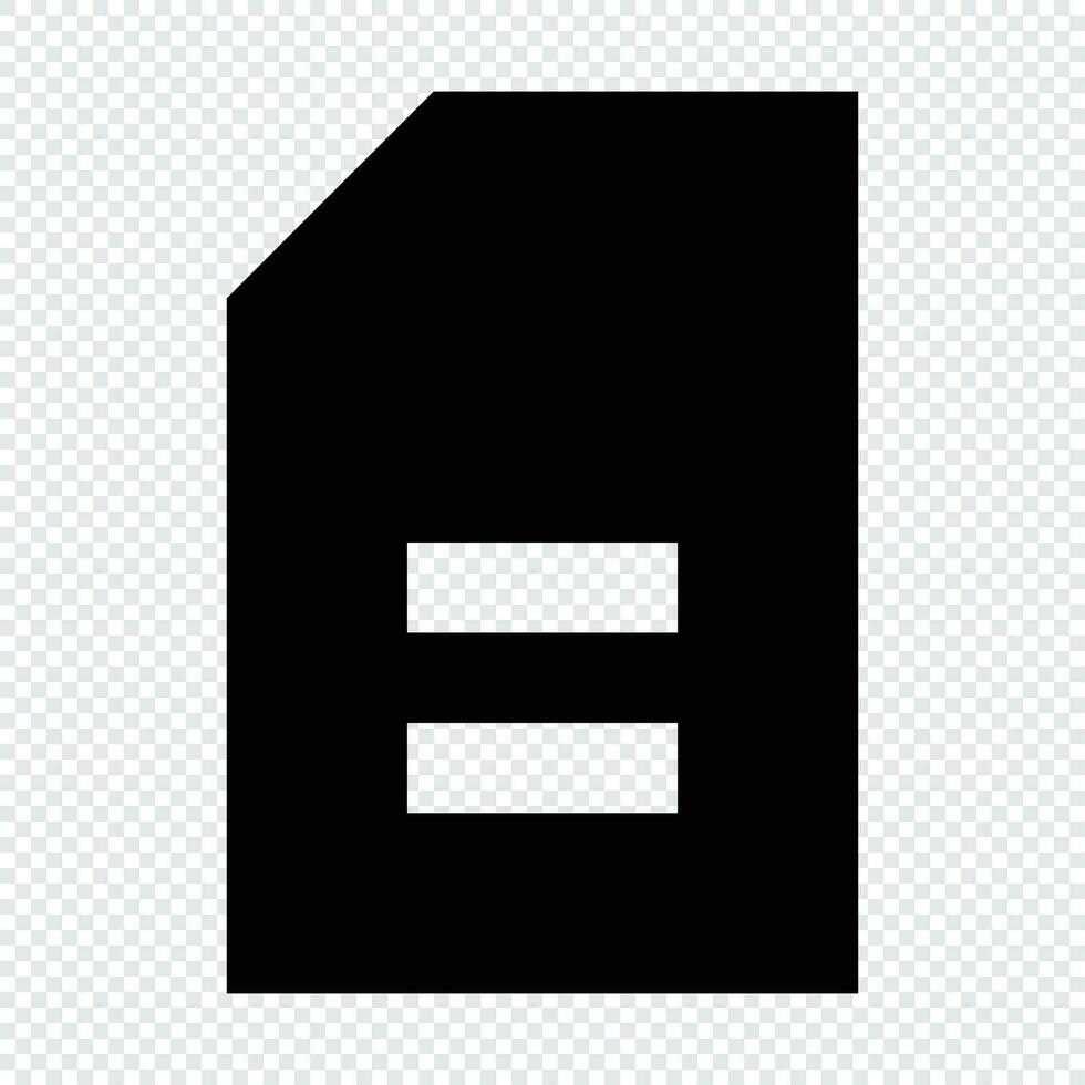 File icon. Suitable for website UI design vector