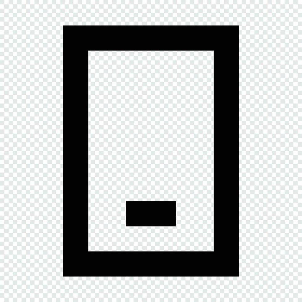 Smartphone icon. Suitable for website UI design vector