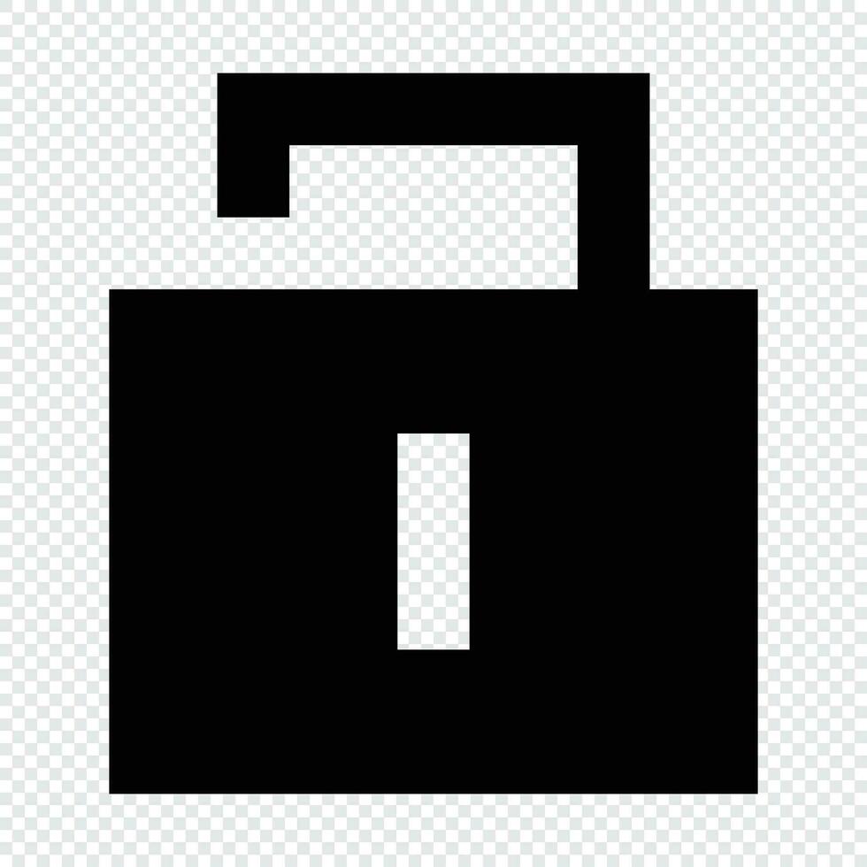 desbloquear icono. adecuado para sitio web ui diseño vector