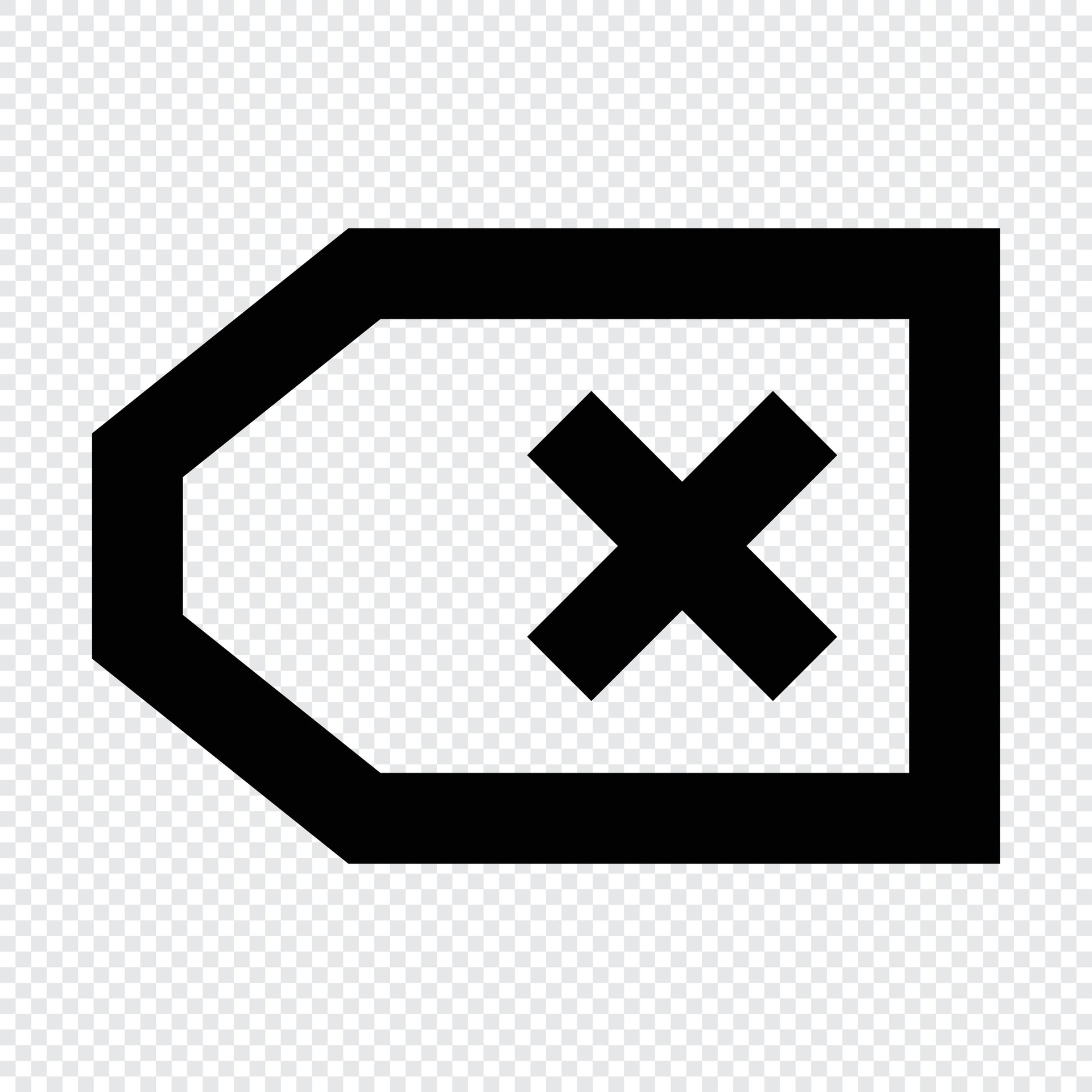 Delete icon. Suitable for website UI design 26390117 Vector Art at Vecteezy