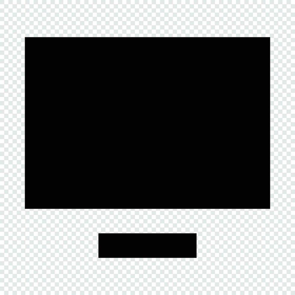 monitor icono. adecuado para sitio web ui diseño vector