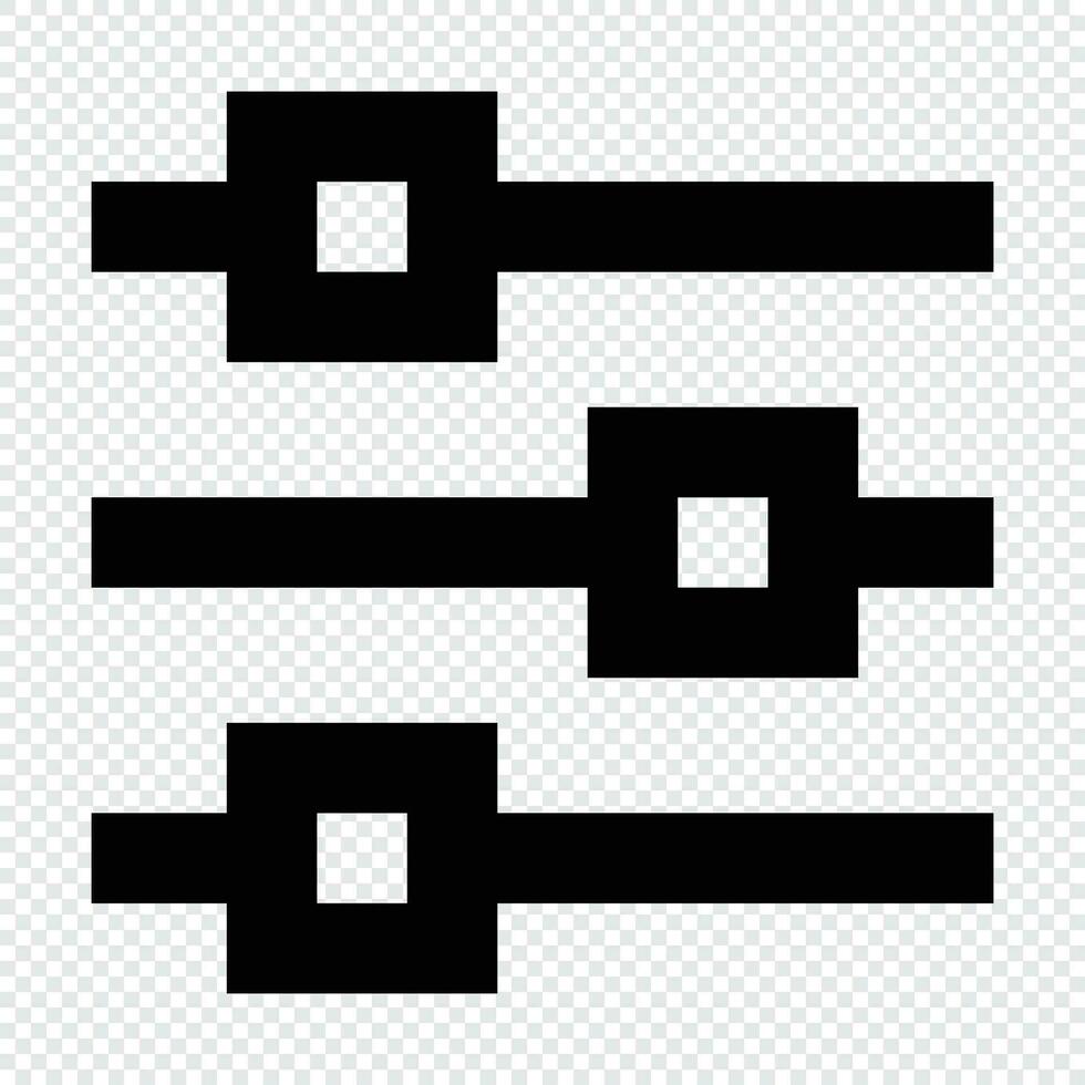 Settings icon. Suitable for website UI design vector