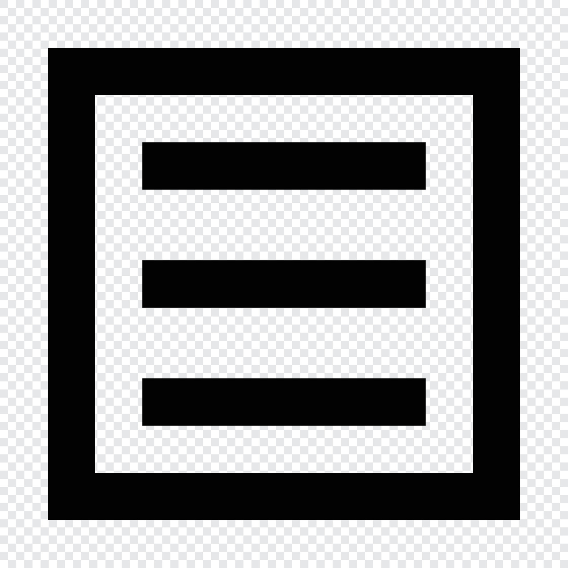 Menu icon. Suitable for website UI design 26390136 Vector Art at Vecteezy