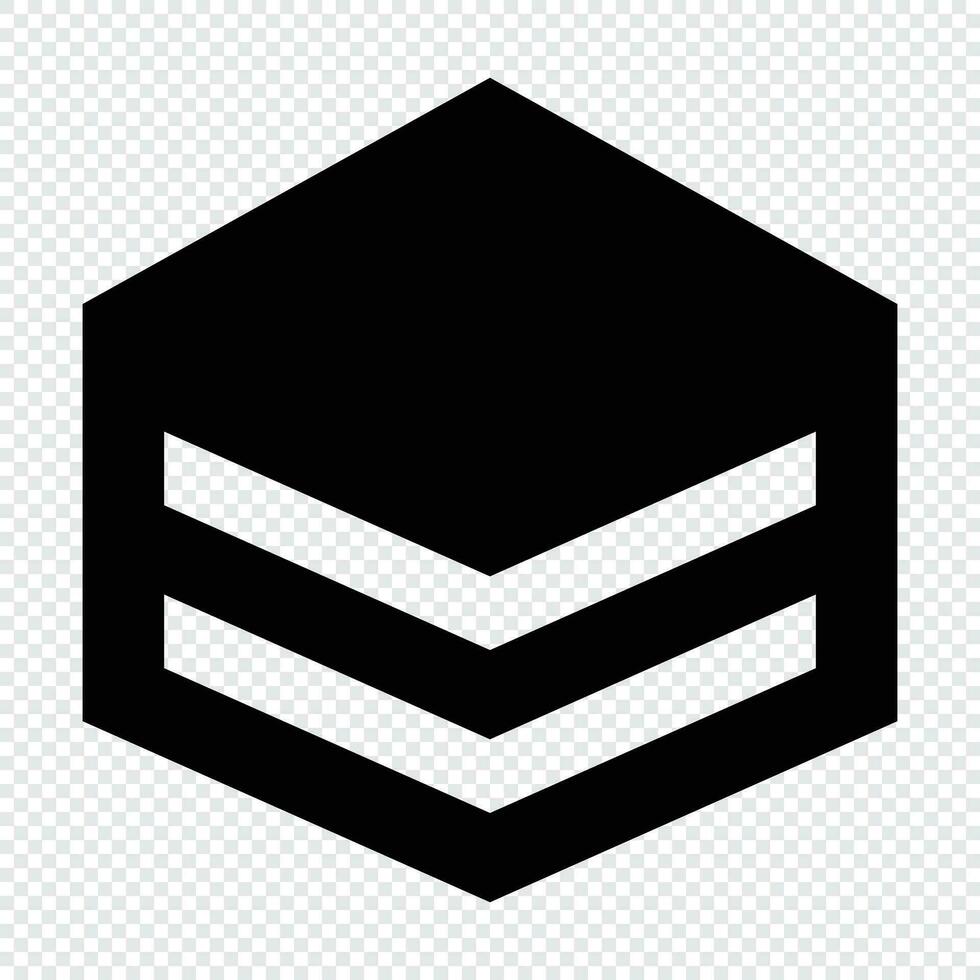 Layer icon. Suitable for website UI design vector
