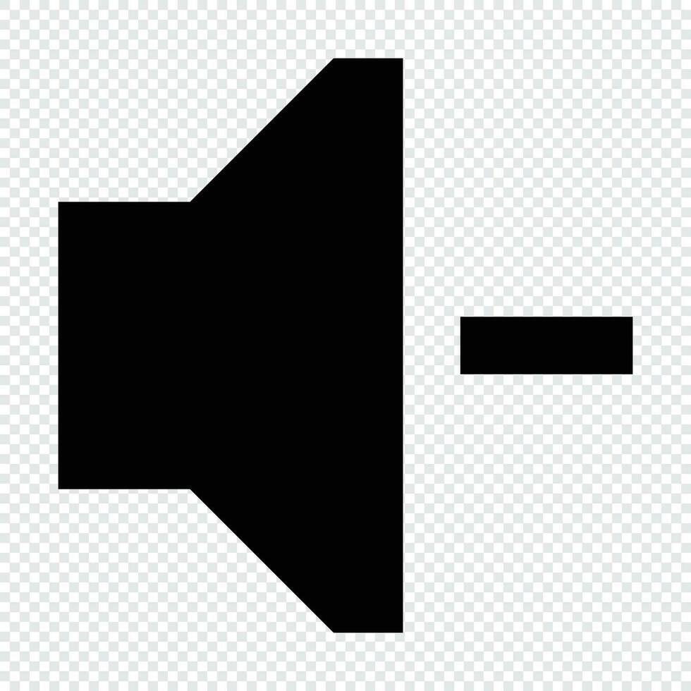 Volume Down icon. Suitable for website UI design vector