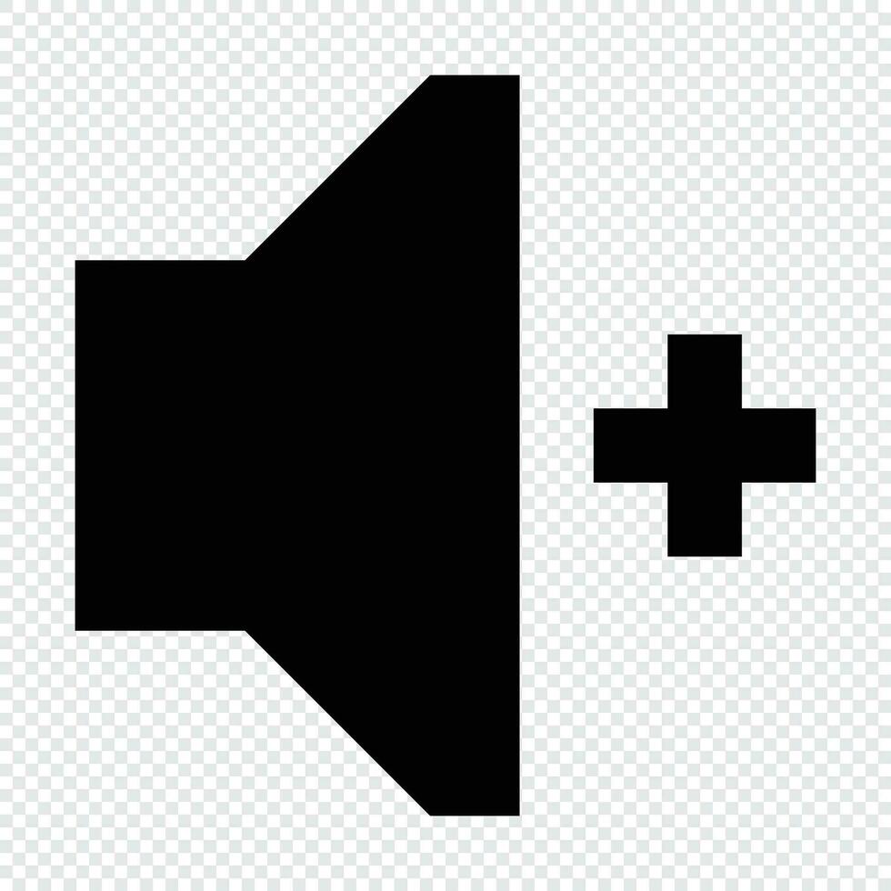 Volume Up icon. Suitable for website UI design vector