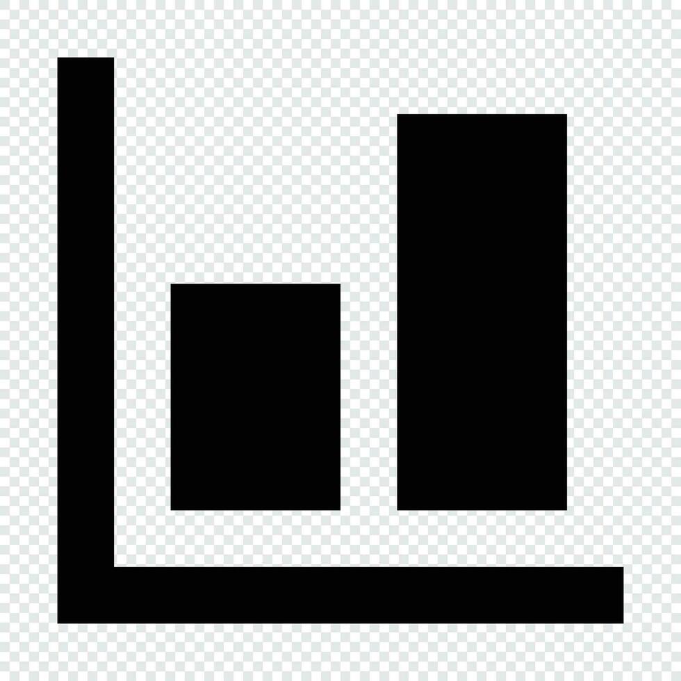 Bar Chart icon. Suitable for website UI design vector