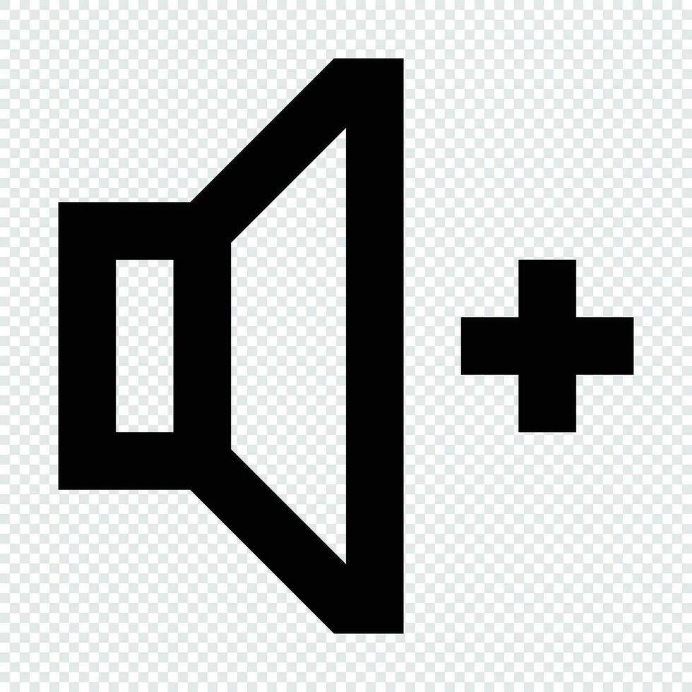 Volume Up icon. Suitable for website UI design vector